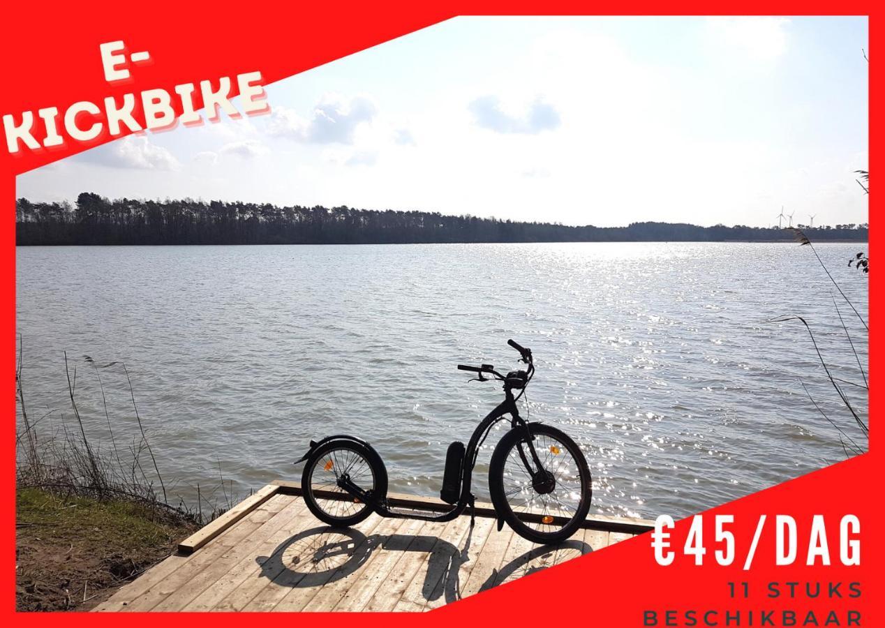 " Casitacuriosa " Chalet Op Camping Met Buitenzwembad Balen Exterior photo